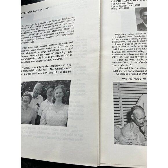 Vtg Amherst College 50th Reunion Book May 28-June 1 1997 Letter From Tom Gerety - Picture 6 of 9